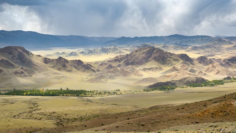 тыва, тува, горы, тучи Вид с перевала. Тыва.photo preview