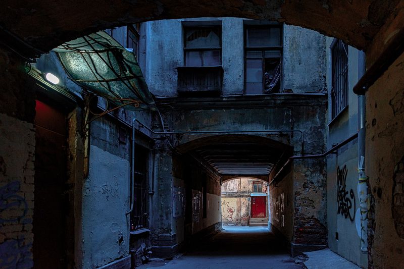 дворы, свет, горизонтально, архитектура, город, заброшка, старый Дворы...photo preview