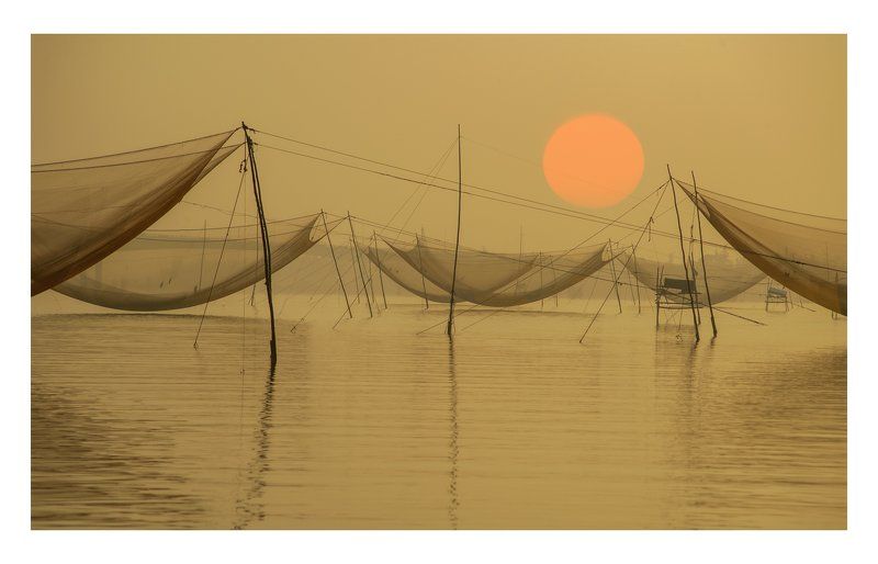 #fish#morrning#vietnam#art#sale catch fish with dawnphoto preview