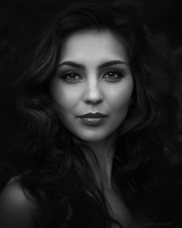 портрет, девушка, чб, чёрнобелое, girl Юлияphoto preview