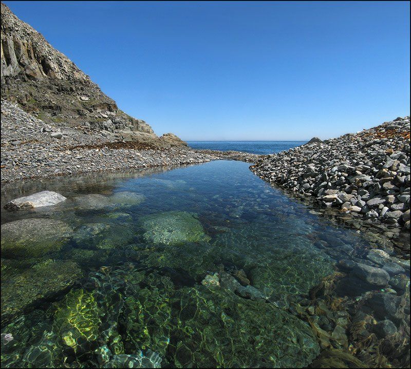 охотское, море, бабочка Интерференция солнечного светаphoto preview