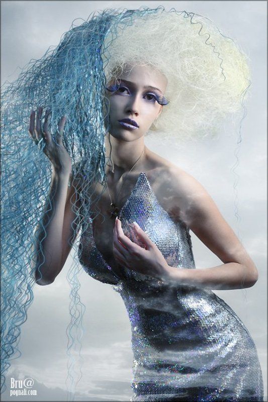 девушка, облако, дождь Дождливое настроение.photo preview