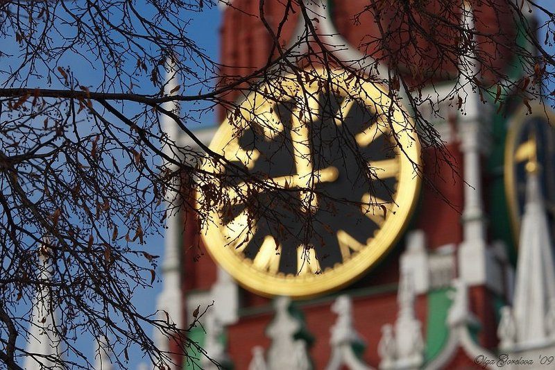 москва, кремль, часы московское время...photo preview