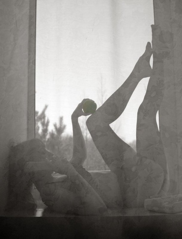 этюд с зелёным яблоком №6photo preview