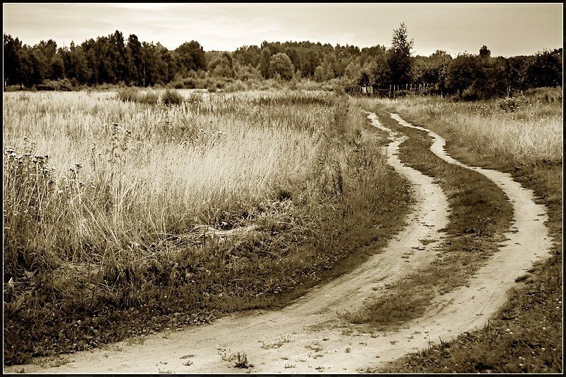 дороги, россия, лето, 2006 Быть в пути...photo preview