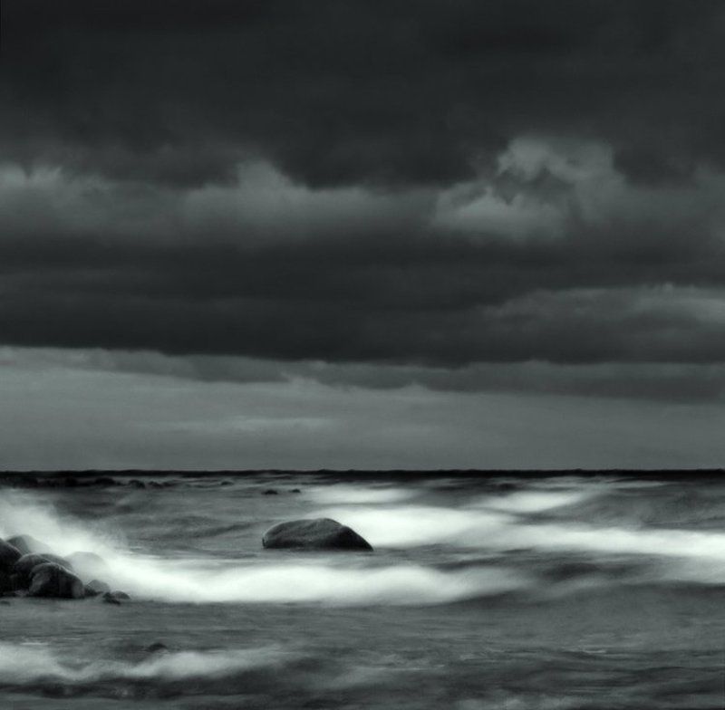 ладога, ладожское озеро, сениябрь, непогода, шторм Ладога штормитphoto preview