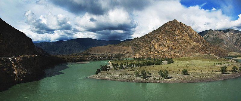 алтай, катунь, горы \