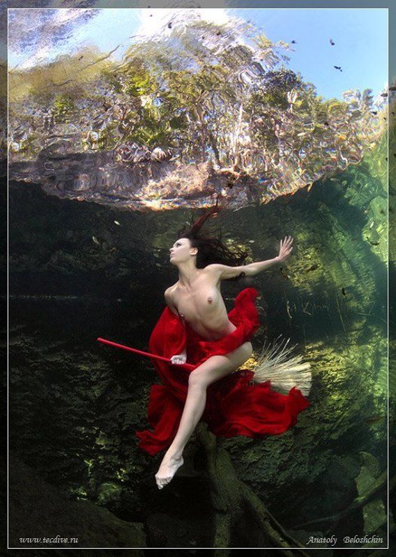mexica, underwater, photo, cave, escandido, anatoly, beloshchin, canon, 5d, mark, ii Полет на шабаш (Подводное фото)photo preview