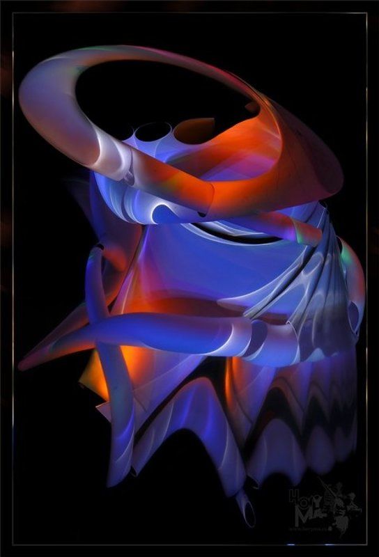 светографика, свет,  предметы, отражения, искажения Усилием воли ...  (Светографика - Отражения. Искажения.)photo preview