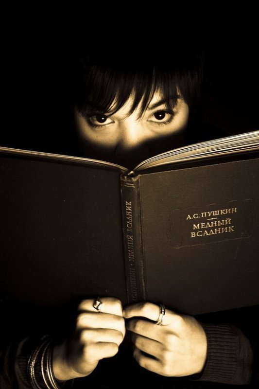 сепия, пушкин, медный всадник, темнота Midnightphoto preview