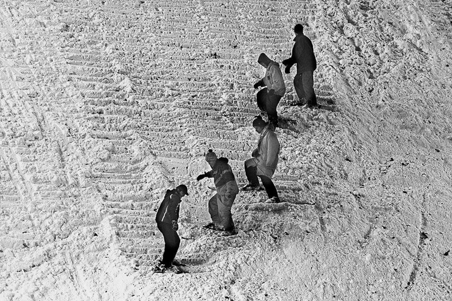 фристайл, гора, снег, рыхлить, smie