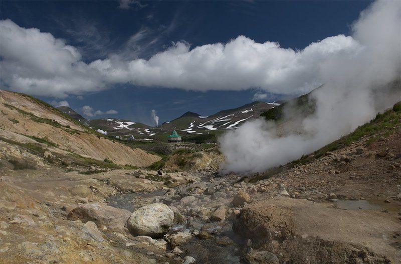 Вулкан, Горячие, Источники, камчатка, Мутновская, Мутновский Дачные источникиphoto preview
