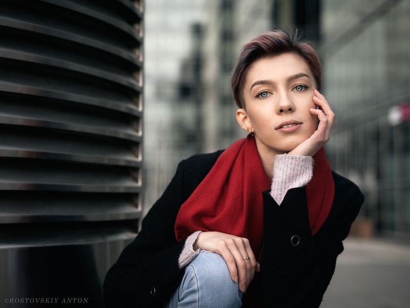 портрет, девушка, фотограф в москве, портретист, Портрет в городе | фотографирую в Москвеphoto preview