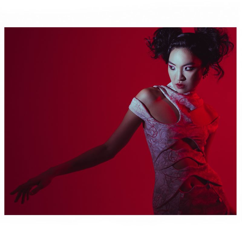 портрет, красота, женский портрет, мода, portrait, fashion, цветной свет, Yunaphoto preview