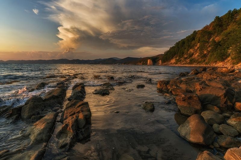 Вечерние виды на скалу Киселева.photo preview