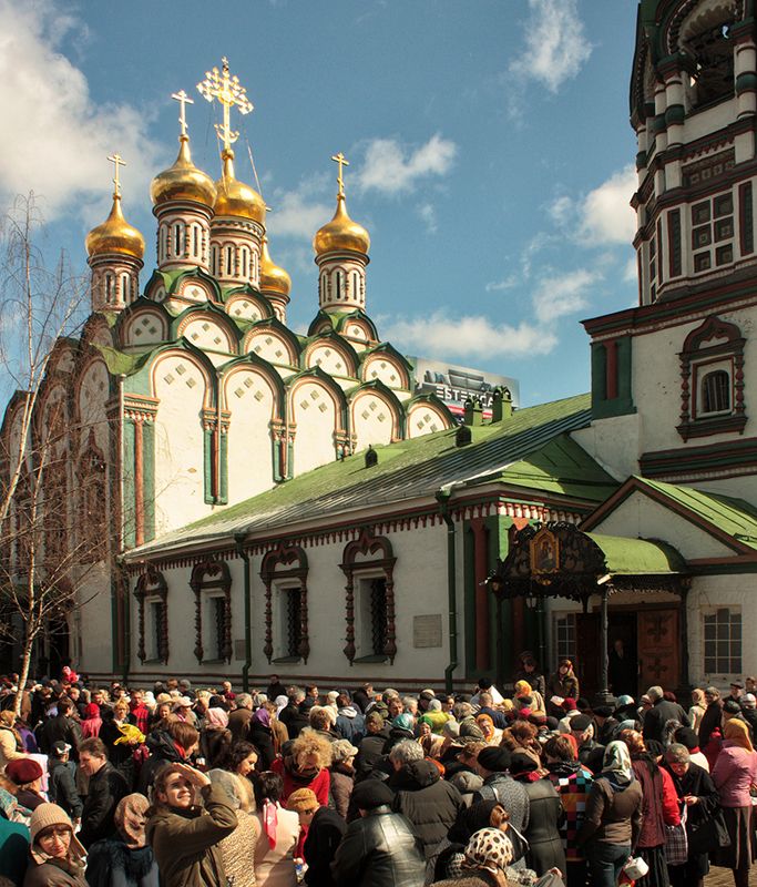 храм, пасха, хамовники В преддверииphoto preview