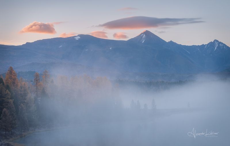 алтай,осень,рассвет,киделю,туман Рассвет на Киделю... фото превью