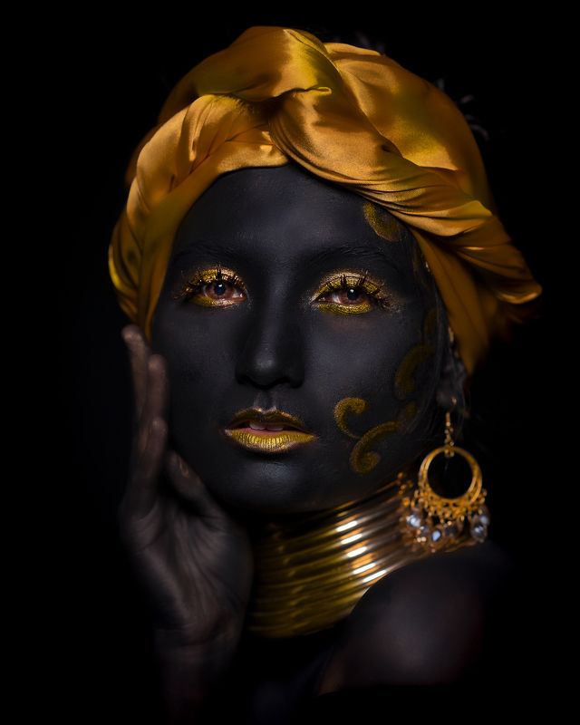 #femaleportrait, #conceptualphotography, #facepaiting, #artportait, #artphotography, #portrait The Art of face Paintingphoto preview