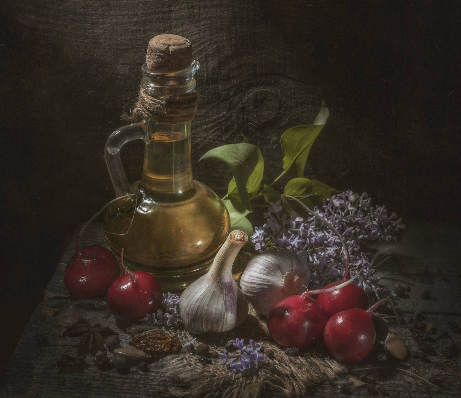 аромат, весна,редис,масло,чеснок,сирень,еда, Володин Владимир Владимирович