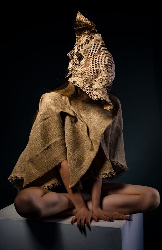 photo, portrait, concept, avantegarde Первобытный Футуризмphoto preview