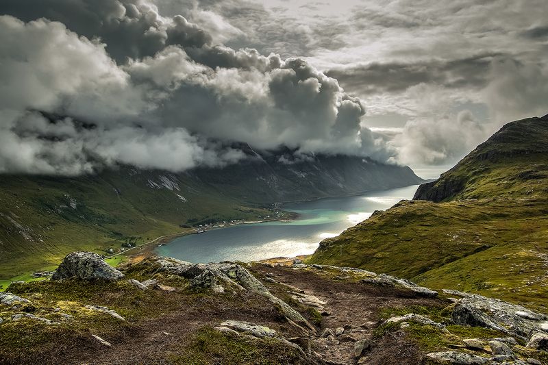 норвегия,лофотены,роры,фьорд Туда ходить не надоphoto preview