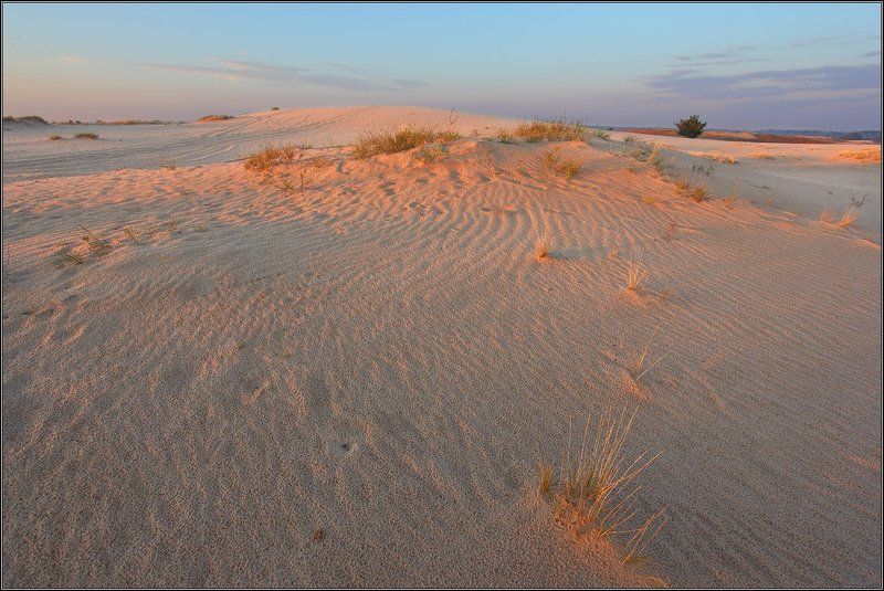 рассвет, песок Кицевские пескиphoto preview