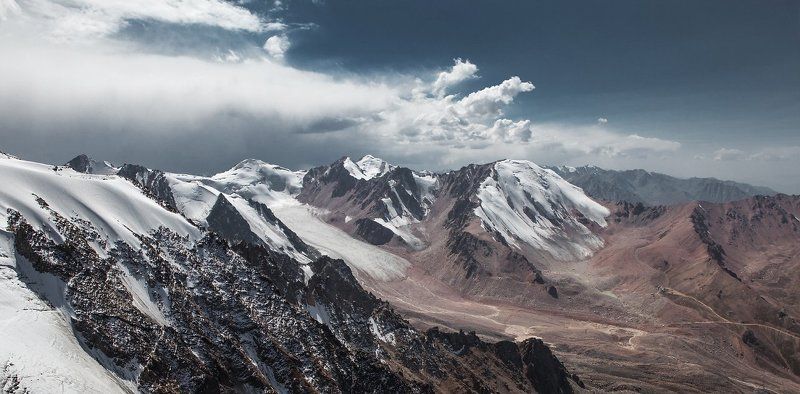 Almaty, Climbing, Clouds, Glacier, Kazakhstan, Mountains, Sky, Trekking Mountainsphoto preview