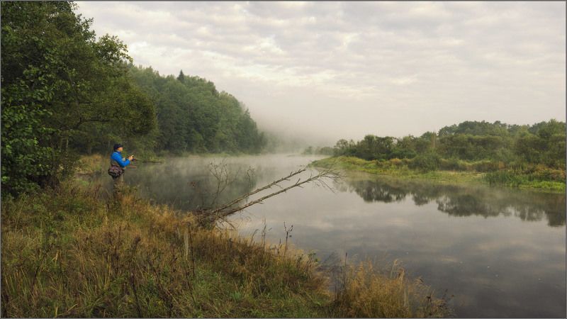 Березина, Лето, Река, Рыбалка Березина. Август.photo preview
