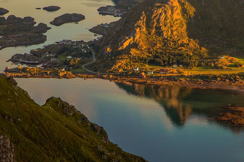 норвегия,лофотены,хайкинг,горы,фьорд Затерянный мир.photo preview