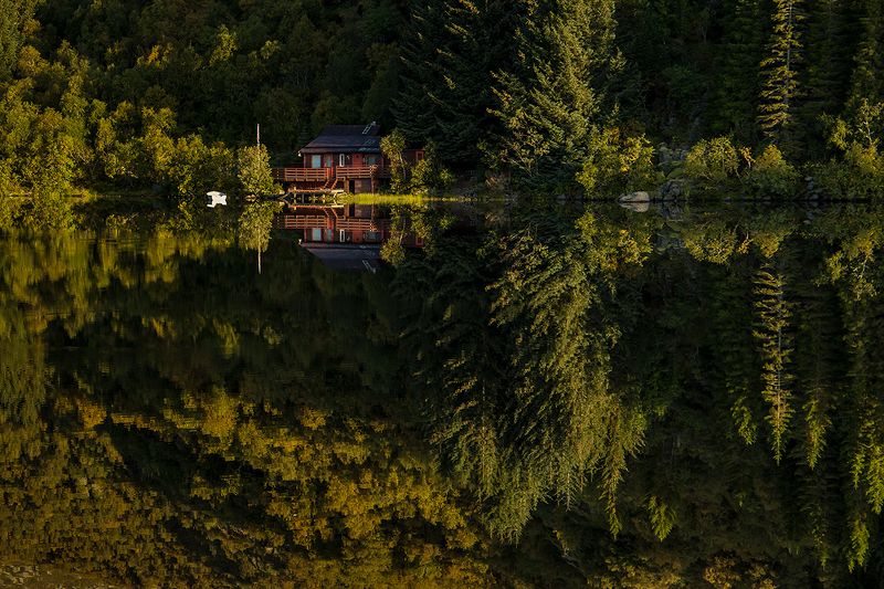 норвегия,лофотены,отражения Зазеркальеphoto preview