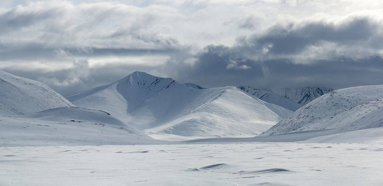 чукотка, весна, снег, арктика, горы, сопки, Максим Деминов
