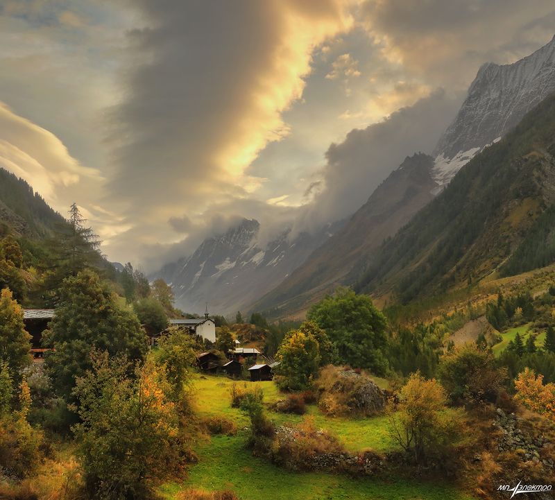 swiss,швейцария,осень Осень Утро Глубинкаphoto preview