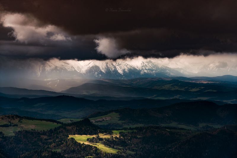 beskids, carpathians, forest, landscape, mountains, mountainscape, nature, nikon, nopeople, outdoors, poland, clouds, trees, tatras, storm, tatramountains, tullusion In Between Stormsphoto preview