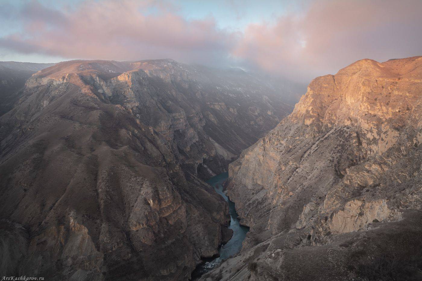 "Малый Сулакский каньон". Автор: Арсений Кашкаров дагестан, сулакский каньон, сулак, кавказ, горы, ущелье, чиркейская, Арсений Кашкаров