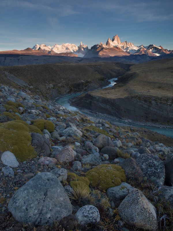 fitzroy, patagonia, canyon, elchalten Предгорья Фицроя.photo preview