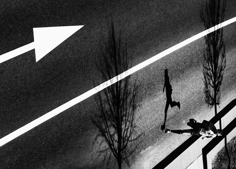 чб фото, московский полумарафон, стрит репортаж Московский полумарафон 2022 фото превью