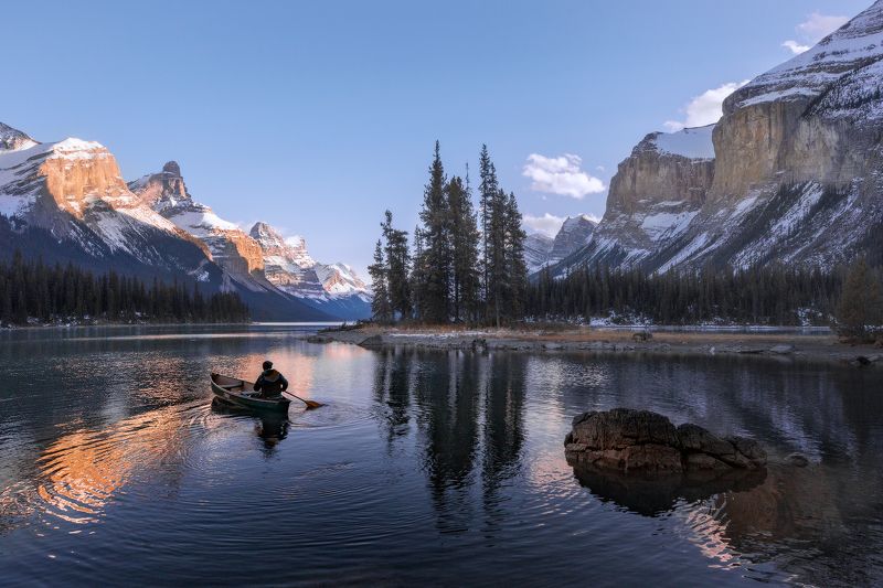 jasper, maligne, spirit, island Джасперphoto preview