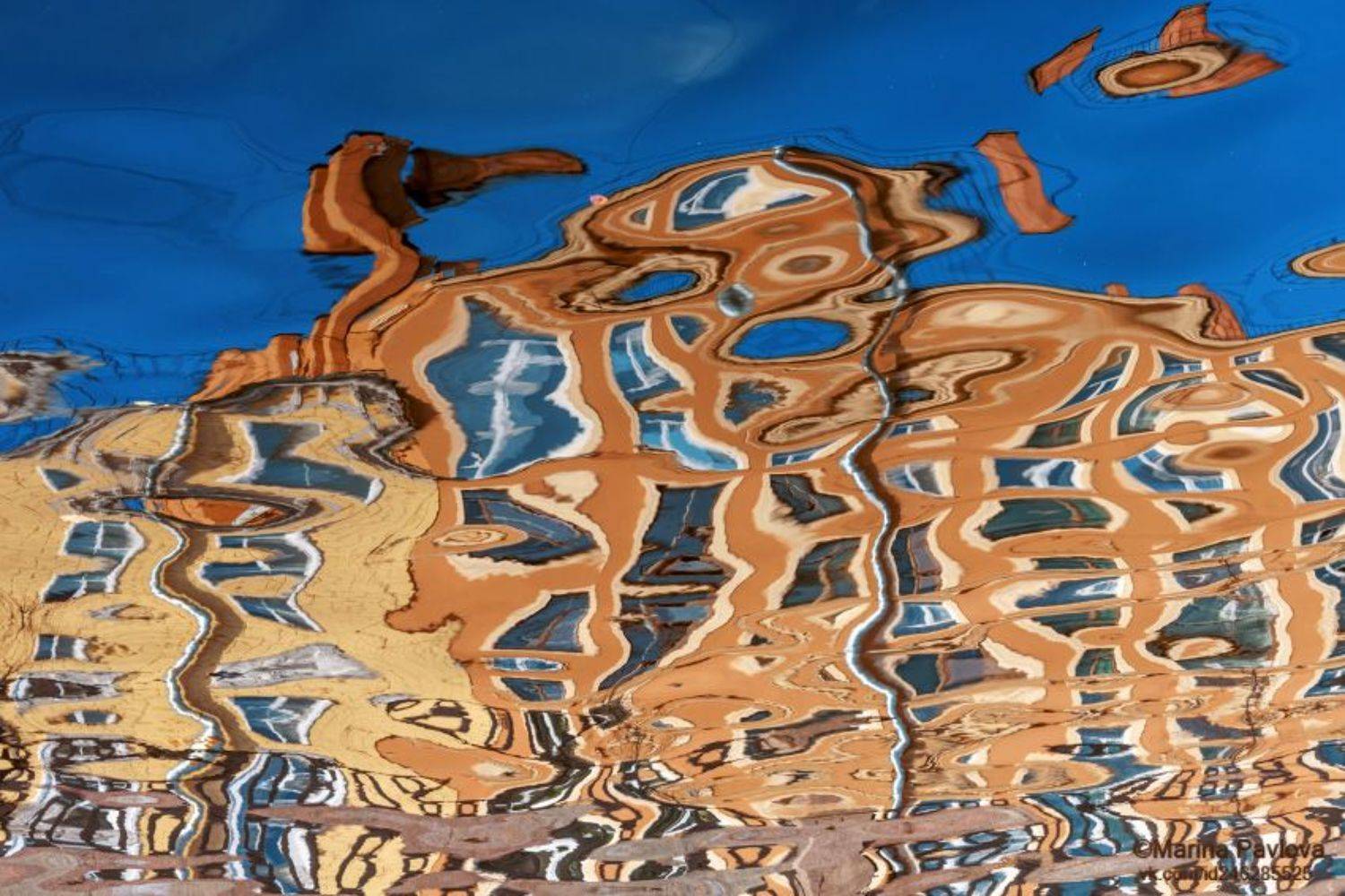 абстракция, акваабстракция, акваграфика, отражения на воде, парейдолия, канал грибоедова, петербургские акварели, nikon, Павлова Марина