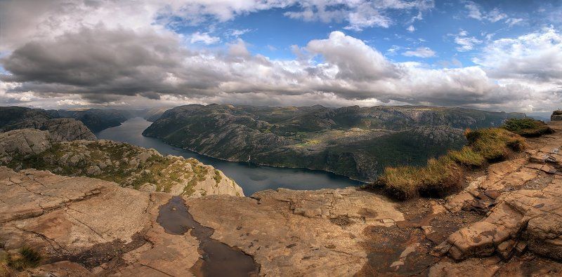 кафедра проповедника, люсе-фьорд, норвегия С высоты птичьего полетаphoto preview