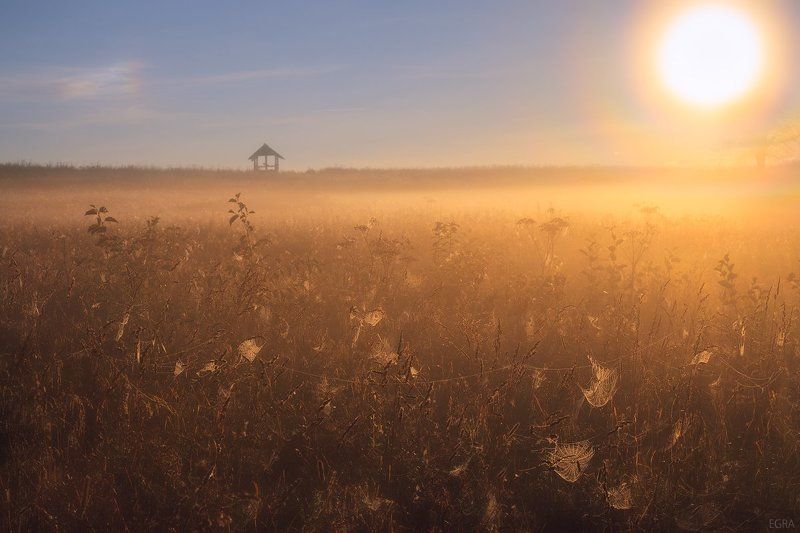 карелия, кижи, туман мокрое солнцеphoto preview