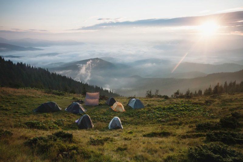 Горы, Карпаты, Пейзаж, Свет, Солнце, Украина, Утро * * *photo preview