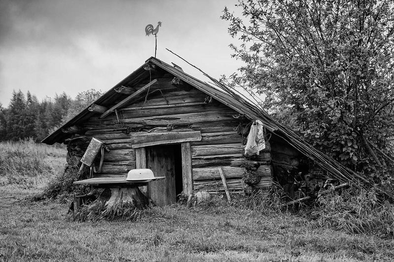 Деревня, Изба, Пейзаж Банькаphoto preview