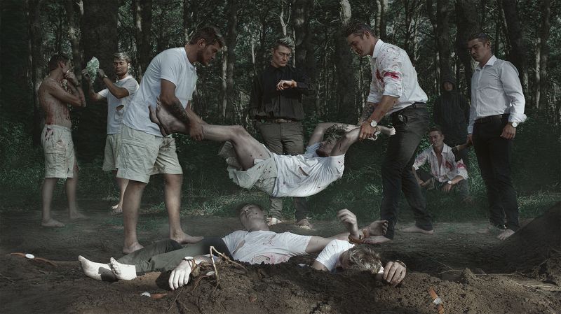 портрет, постановочная фотография, мужской портрет Петля времениphoto preview