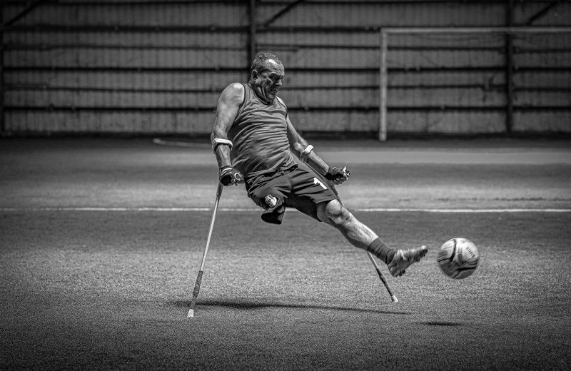 sport, black and white, photography, amputee Sport and obstaclephoto preview