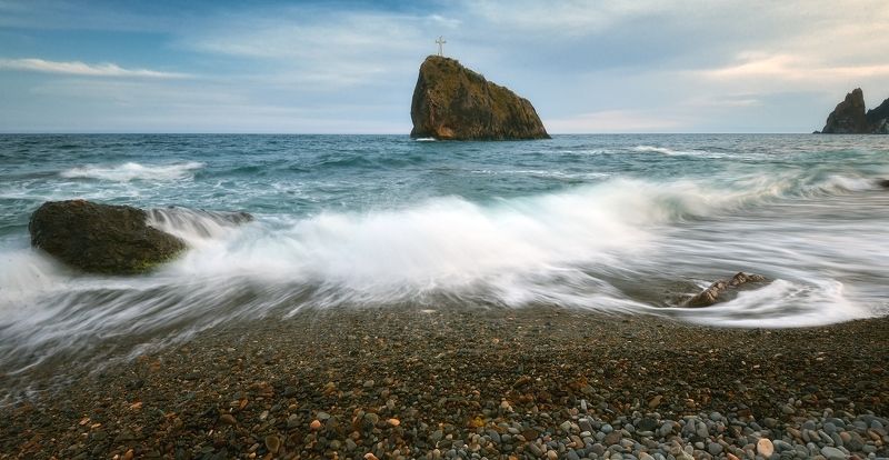 фиолент, крым, пейзаж, море Движение водыphoto preview