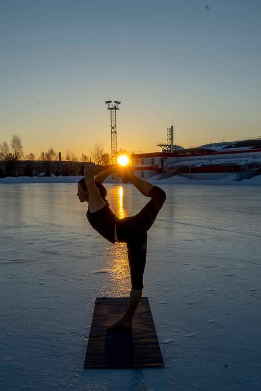 #хатхайога, #фотоарт Yoga outsidephoto preview
