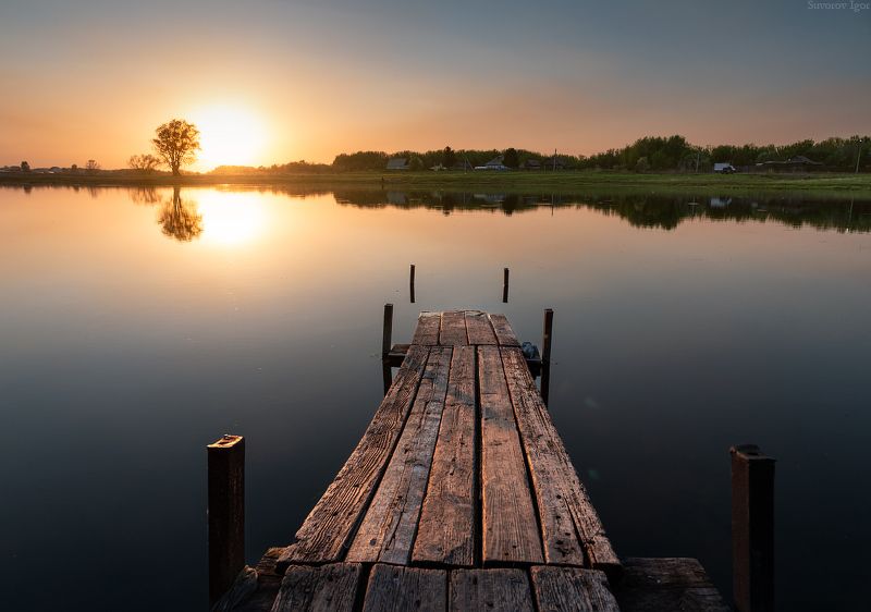 закат алтай пейзаж Балиндерский закат. Алтайский крайphoto preview