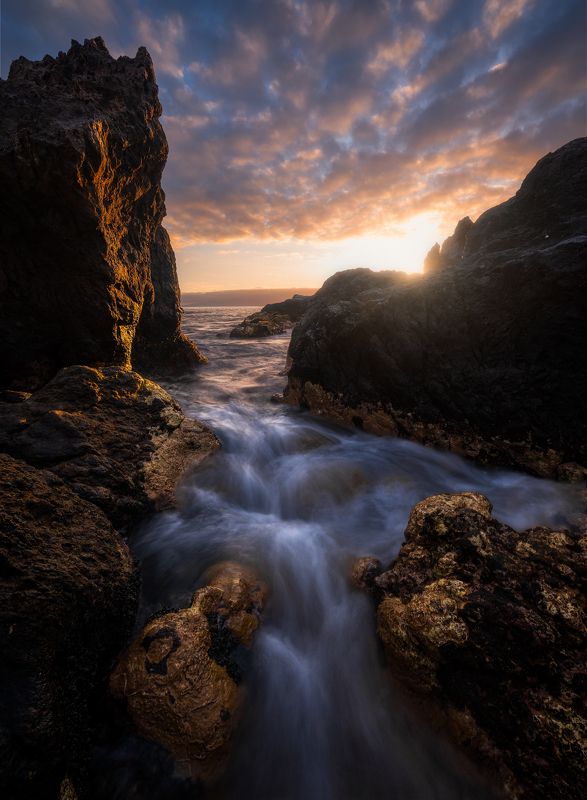 #Landscape #seascape #longexpo #sunset #tenerife #spain Flowing lightphoto preview