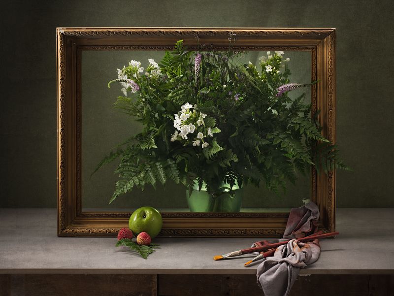 Зеленый букет.photo preview