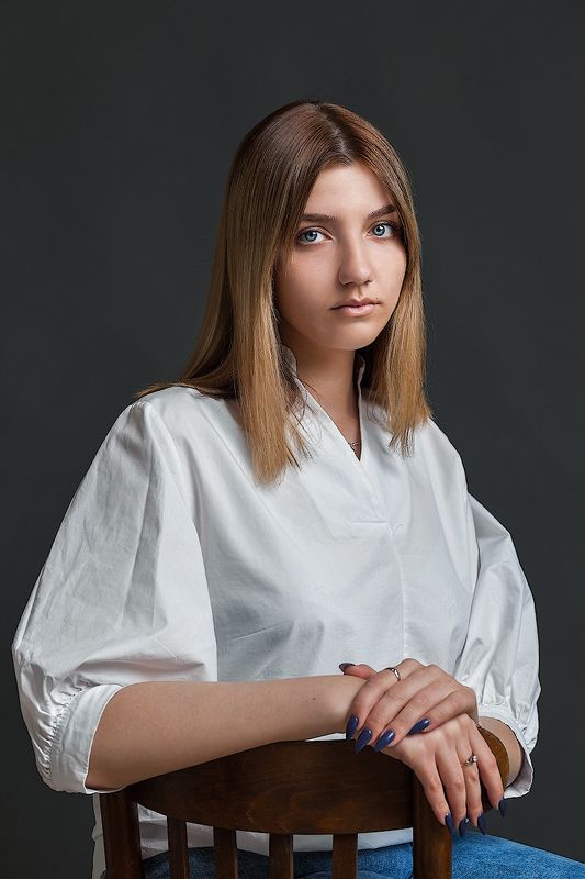 портрет, студия, красота, девушка, Каринаphoto preview